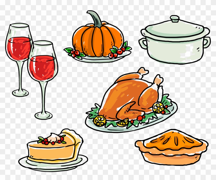 Collection Of Free Thanksgiving Vector Meal - Thanksgiving #1465958