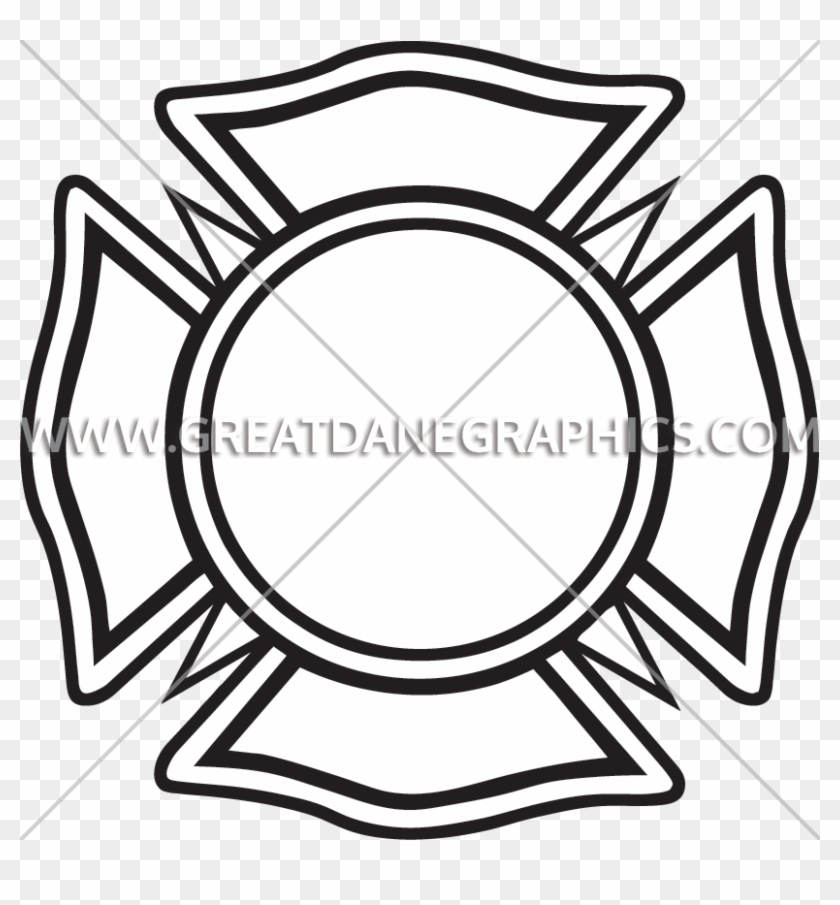Emergency Maltese Cross - Firefighter Shield Png #1465973