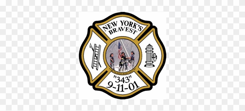 Maltese Cross "new York's Bravest" Memorial - St Louis Fire Department Patch #1465974