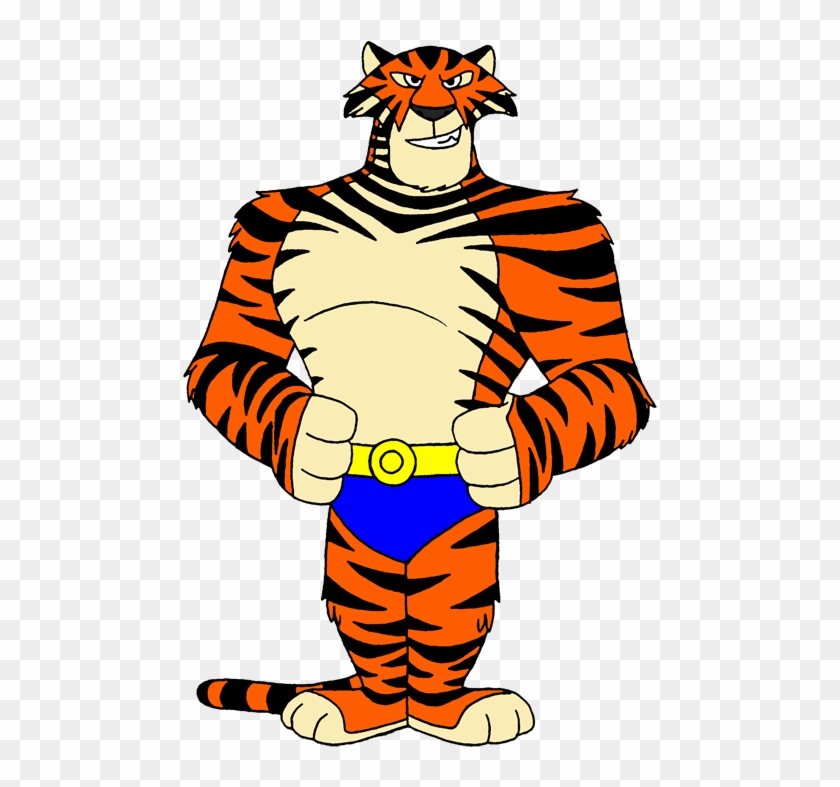 Muscles Clipart Macho - Tiger Madagascar Png #1466057
