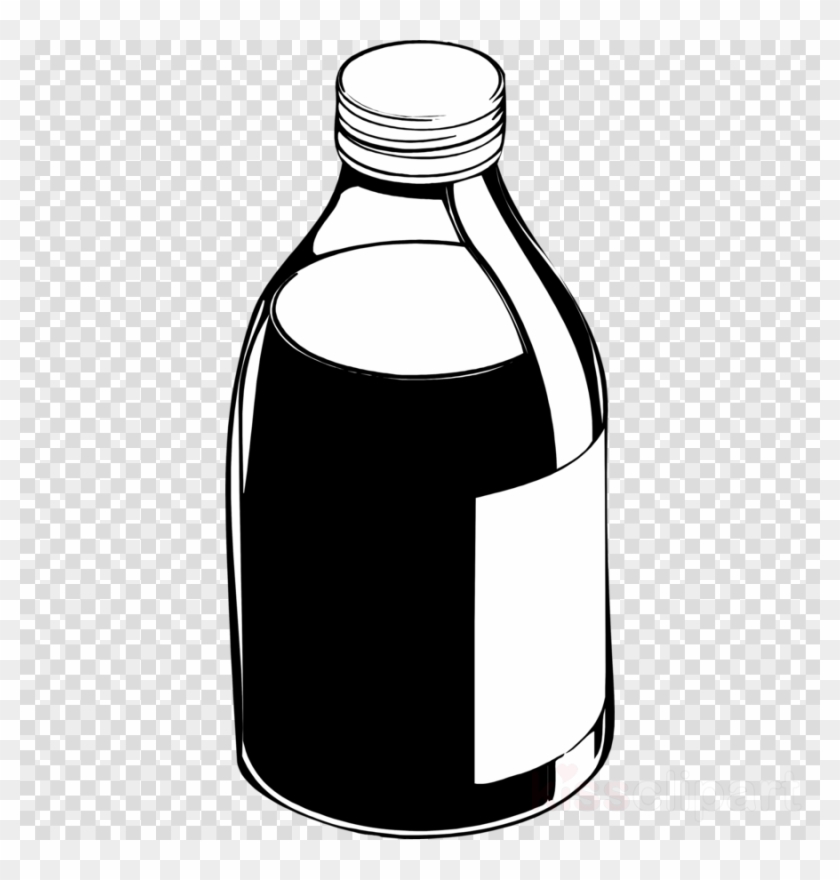 Medicine Bottle Black And White Clipart Pharmaceutical - Clip Art #1466206