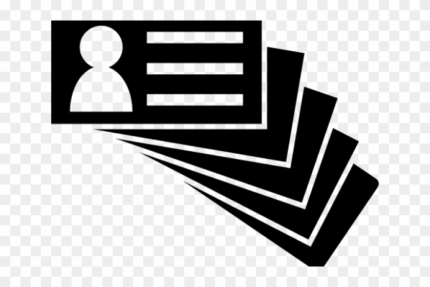 Business Cards Clipart Index - Visiting Card Design Icon #1466312