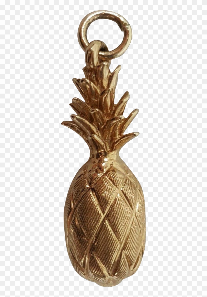 Clip Art Bronze Pineapple - Charm Bracelet #1466383