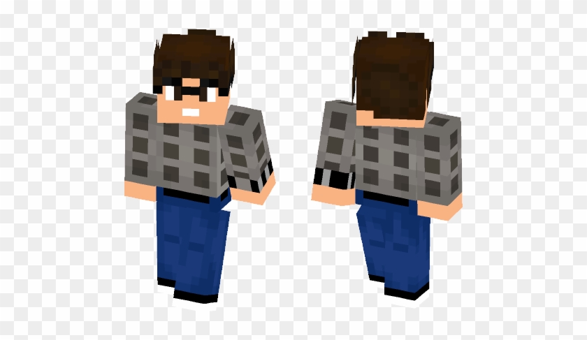 Clip Art Nerdy Teen - Hitler Skin Minecraft #1466393