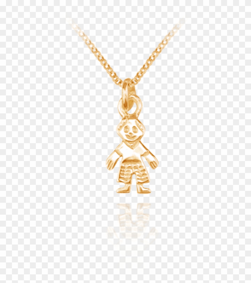 Clip Art Stock Little Boy Charm Pendant Karina Ariana - 18k Gold Vermeil On Genuine Sterling Silver Winged #1466412