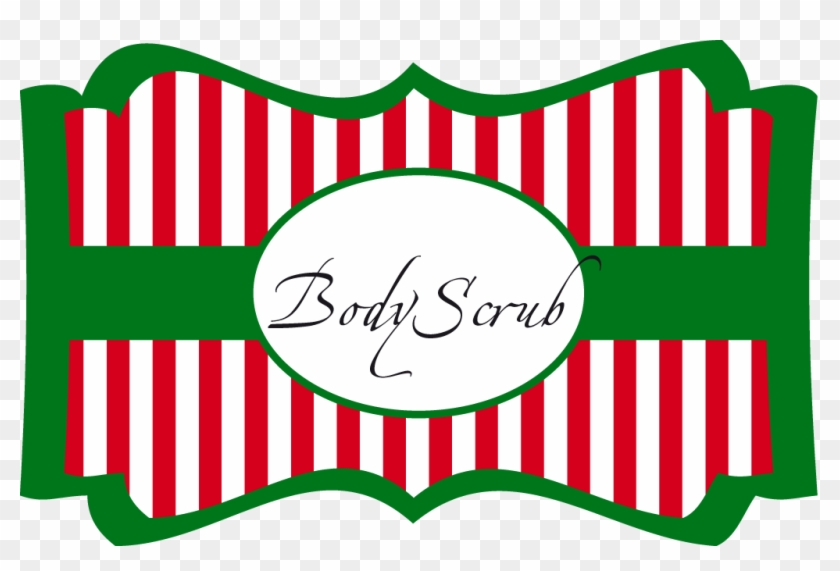 Sugar Scrub For Christmas - Christmas Labels Transparent Png #1466523