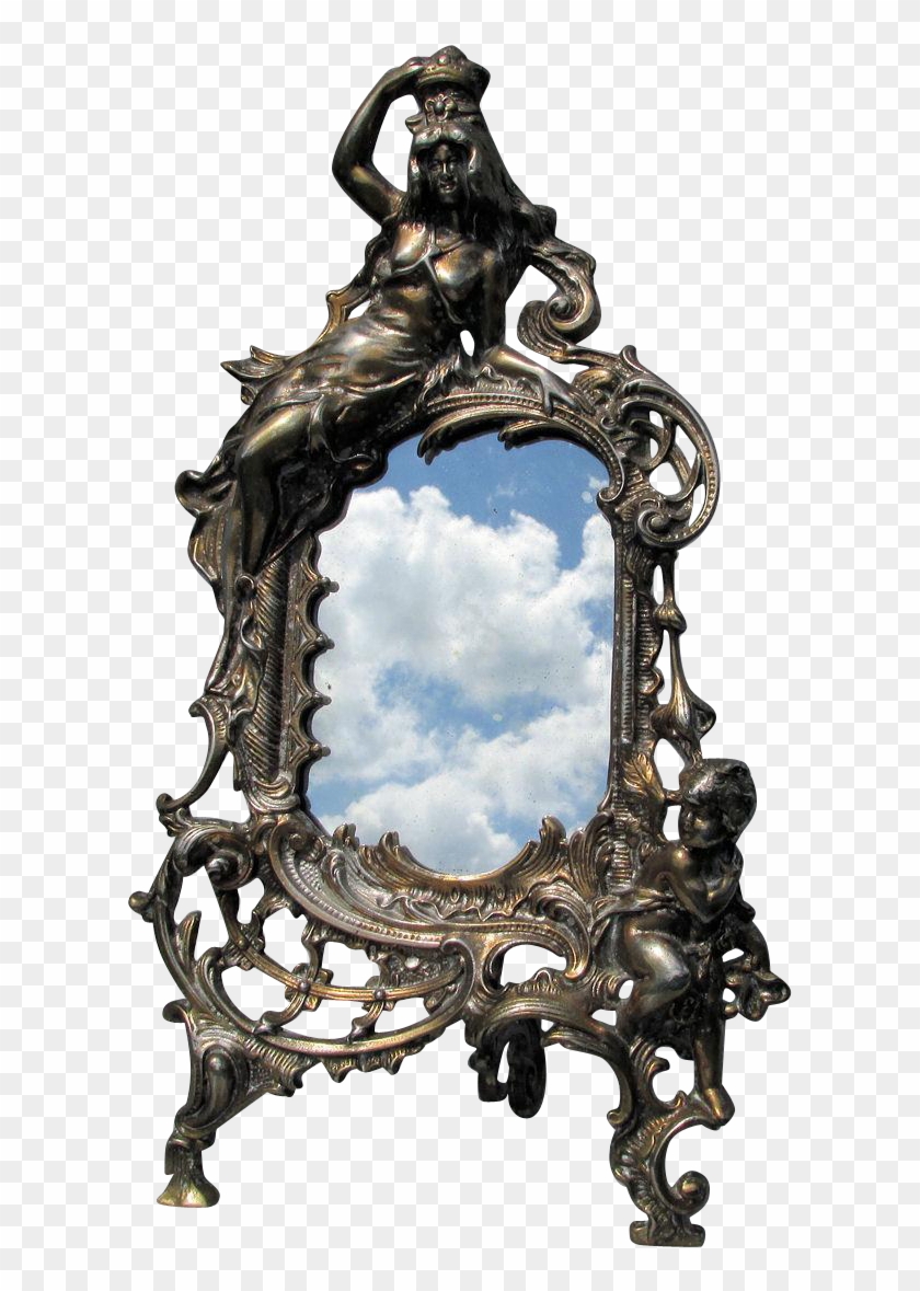 Clip Art Library Stock Antique Mirror Or Picture Frame - Victorian Mirrors #1466540