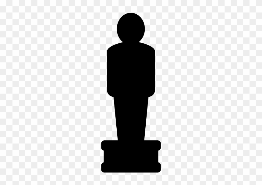 Oscar Statue Free Icon - Award Icon Actor Png #1466561