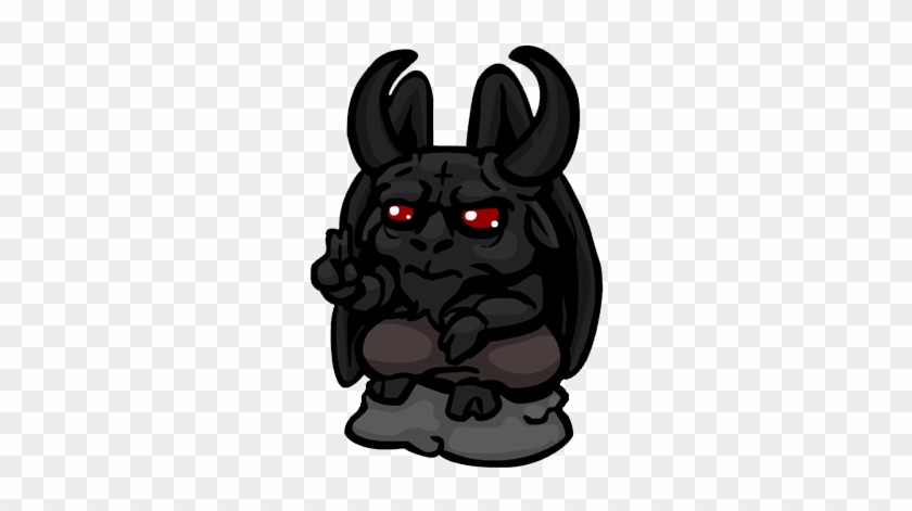 Satan Statue Binding Of Isaac Png - Baphomet #1466565