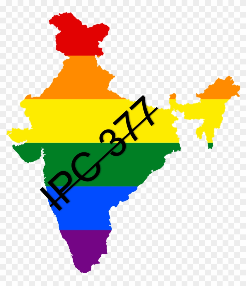 Humanity Wins - Lgbt India Map #1466580