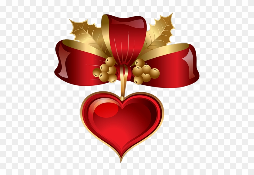 5 Citations D'amour Et D'amitié - Christmas Heart Clipart #1466795
