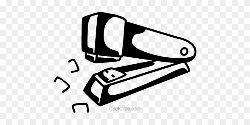 Stapler And Staples Royalty Free Vector Clip Art Illustration - Clip Art #1466807