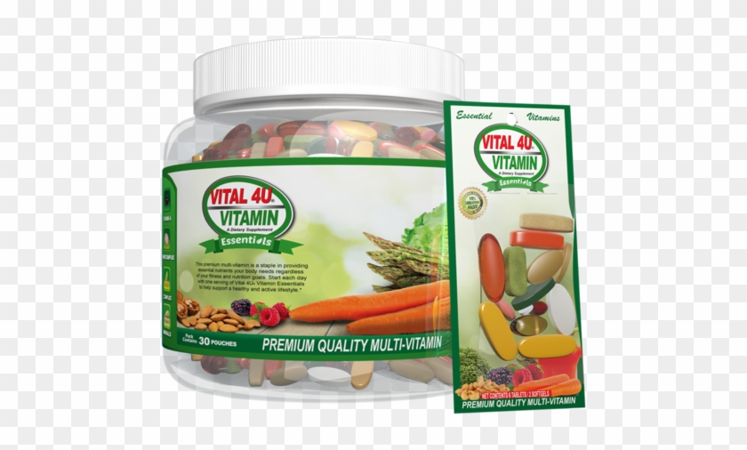 Banner Freeuse Download Nutrition Clipart Vitamin Food - Vital 4u Vitamin Essentials - Daily Multivitamin For #1466885