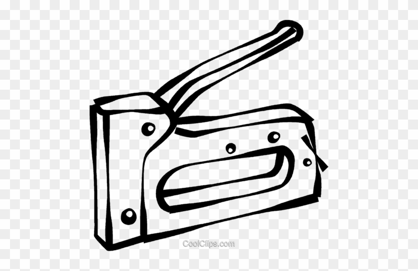 Staple Guns Royalty Free Vector Clip Art Illustration - Staple Guns Royalty Free Vector Clip Art Illustration #1466892