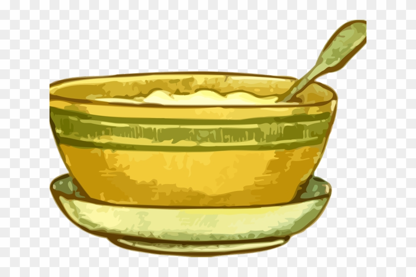 Spoon Clipart China - Bowl Porridge Clipart Png #1467018