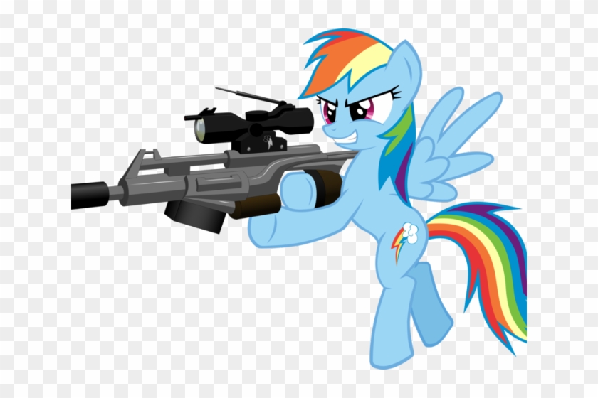 Science Fiction Clipart Transparent - Sniper Pony #1467113