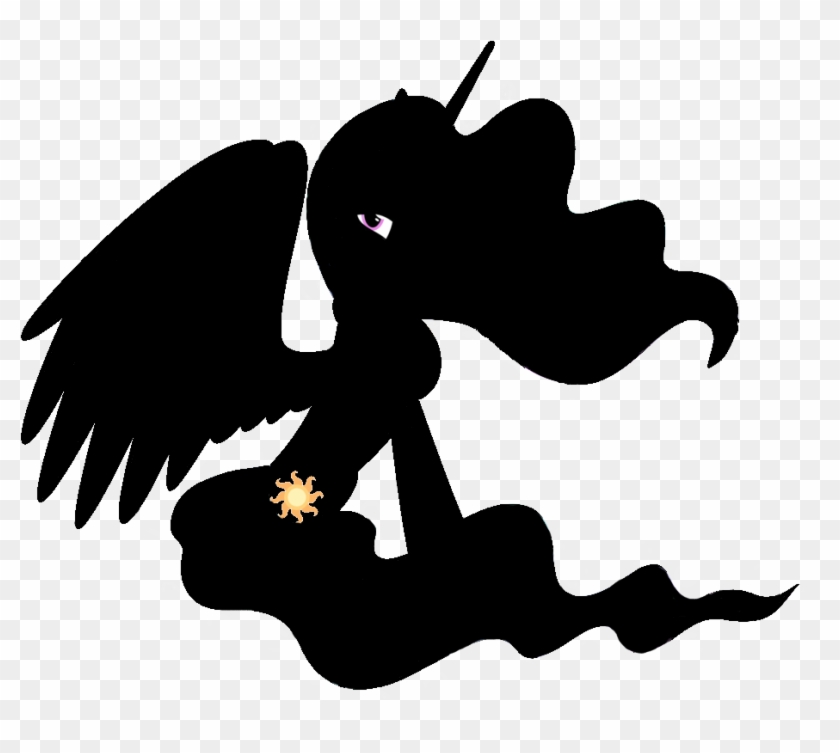 Princess Celestia Silhouette - My Little Pony Princess Silhouette #1467302