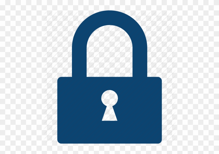 Padlock Clipart Password - Blue Lock Icon #1467425