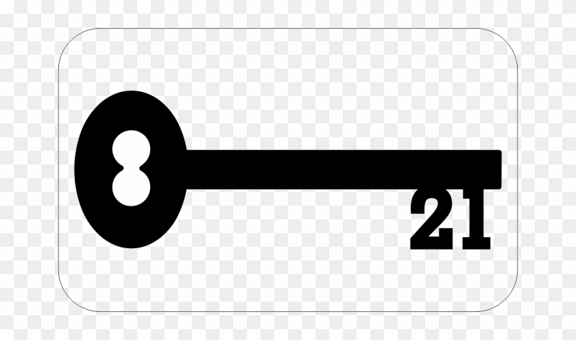 21st Birthday Key Clipart - Clip Art #1467453