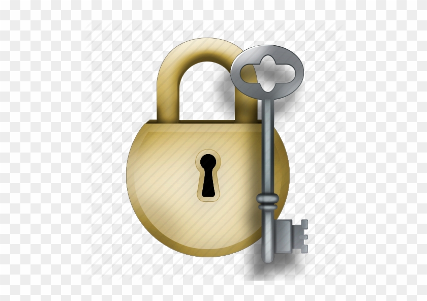Padlock And Key Clipart Padlock Key - Lock With Key Png #1467457