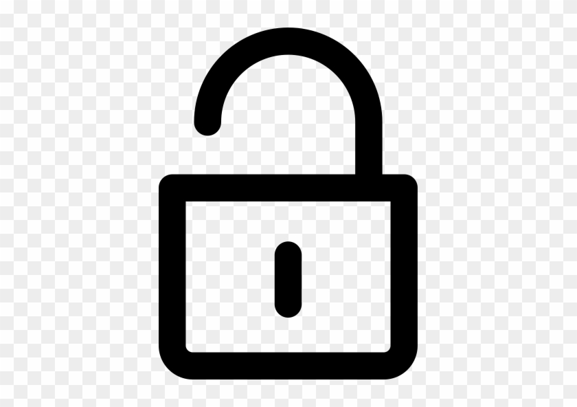 Lock Clipart Unlocked - Unlock Icon Png #1467463