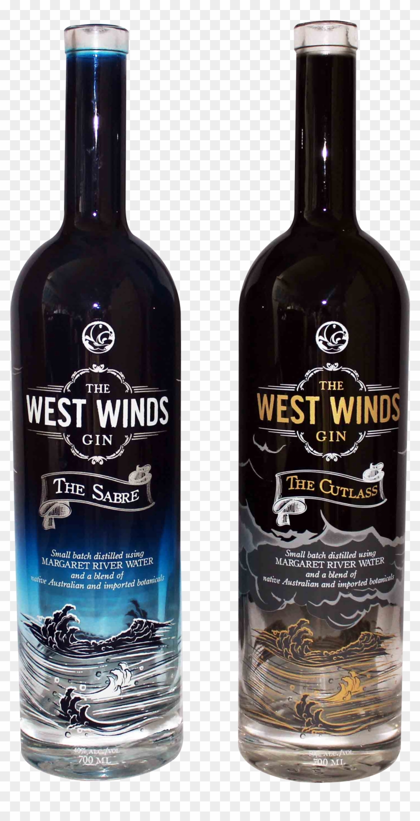 Liquor Images Pngpix Gin - West Winds Gin The Cutlass X 6 #1467746