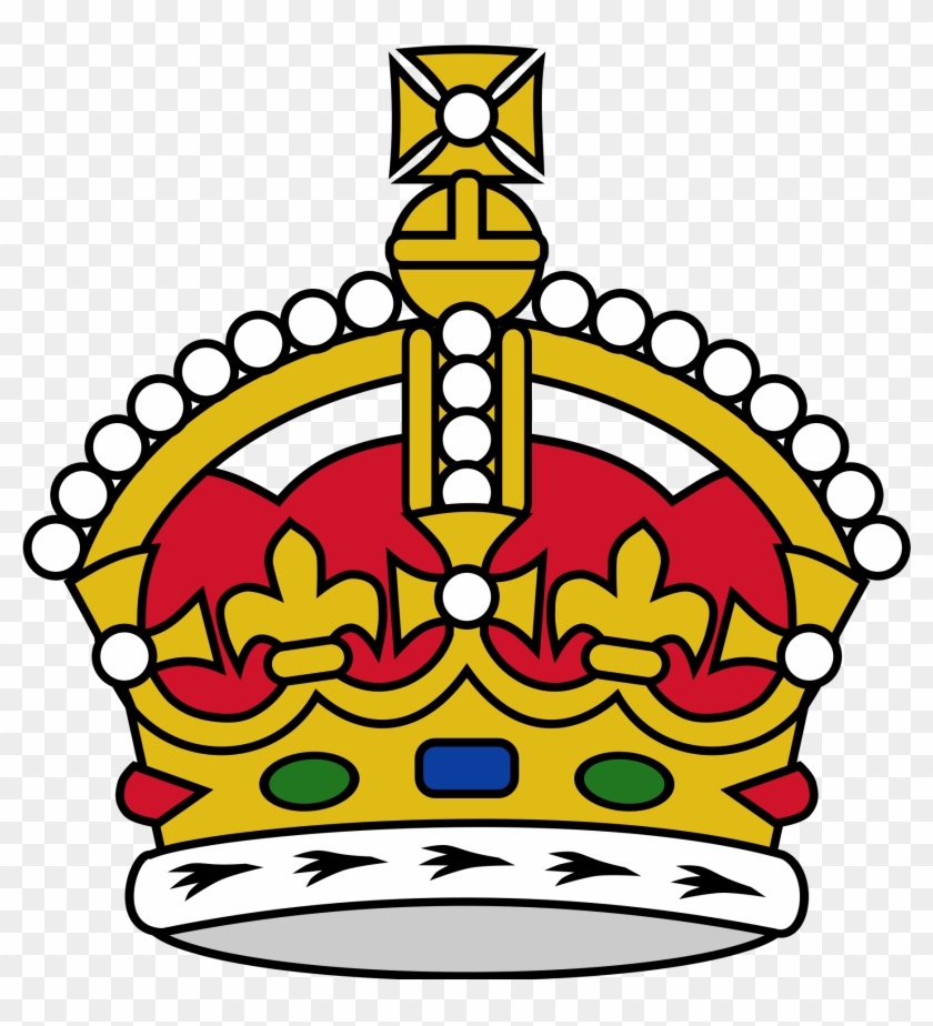 Crowns Clipart Tudor Crown - Queen Elizabeth 2nd Coat Of Arms #1467782
