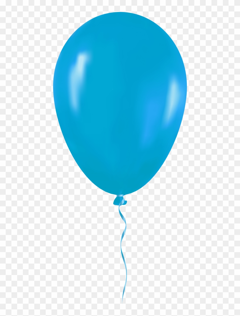 Download Light Blue Balloon Clipart Png Photo - Single Of Balloons Png #1468205