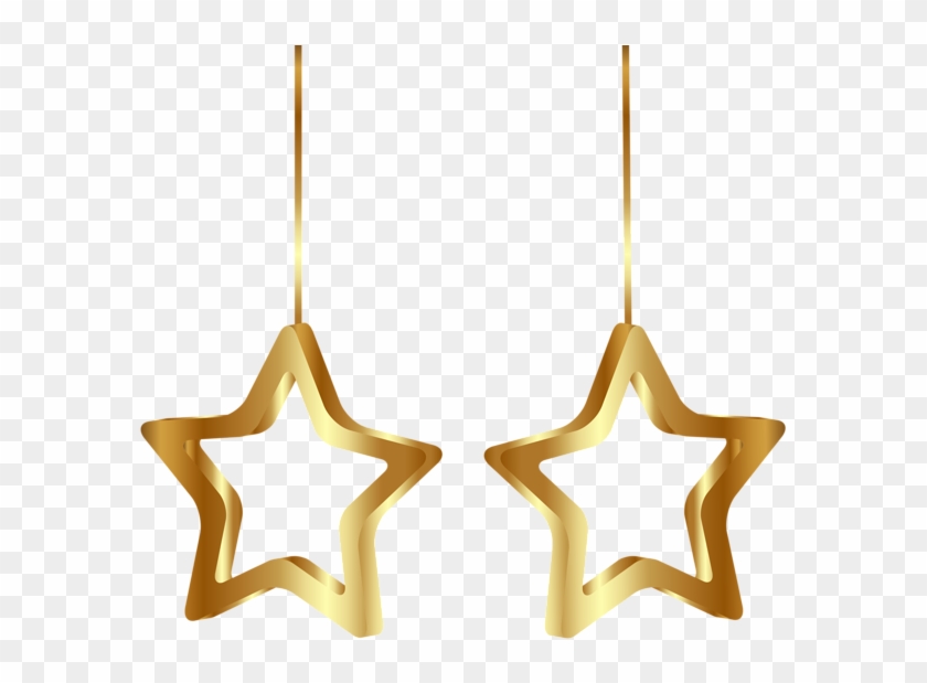 Free Clipart Pictures Svg Black And White - Christmas Star Ornaments Png #1468271