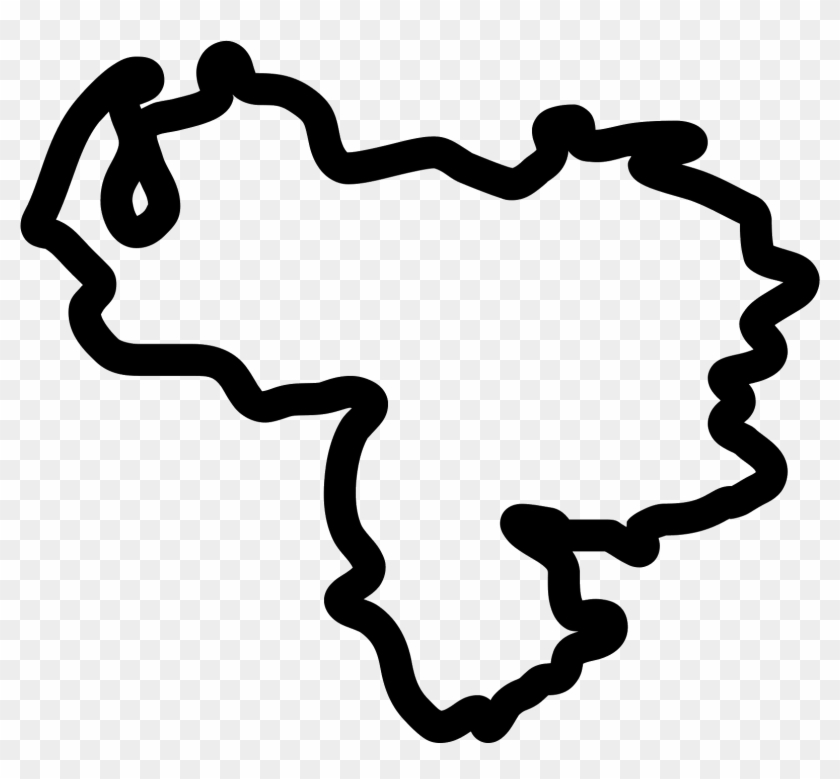 Map Icon Free Download - Venezuela Png #1468384