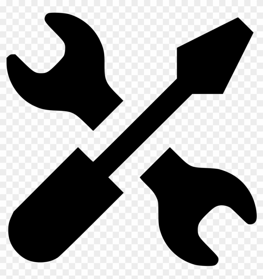 Clip Art Freeuse Library Tools Screwdriver Support - Mechanic Logo Black Png #1468461