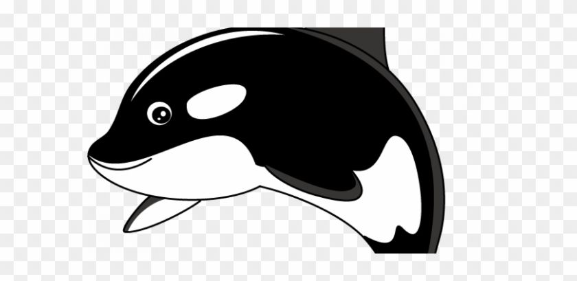 Orca Clipart Orcas Clip Art Panda Free Images Coloring - Orca Dibujo Animado #1468487