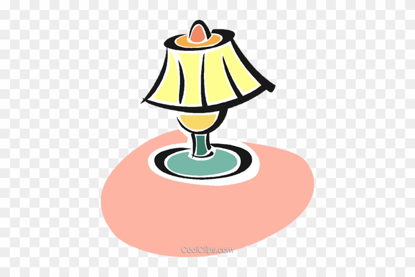 Table Lamp Royalty Free Vector Clip Art Illustration - Illustration #1468668