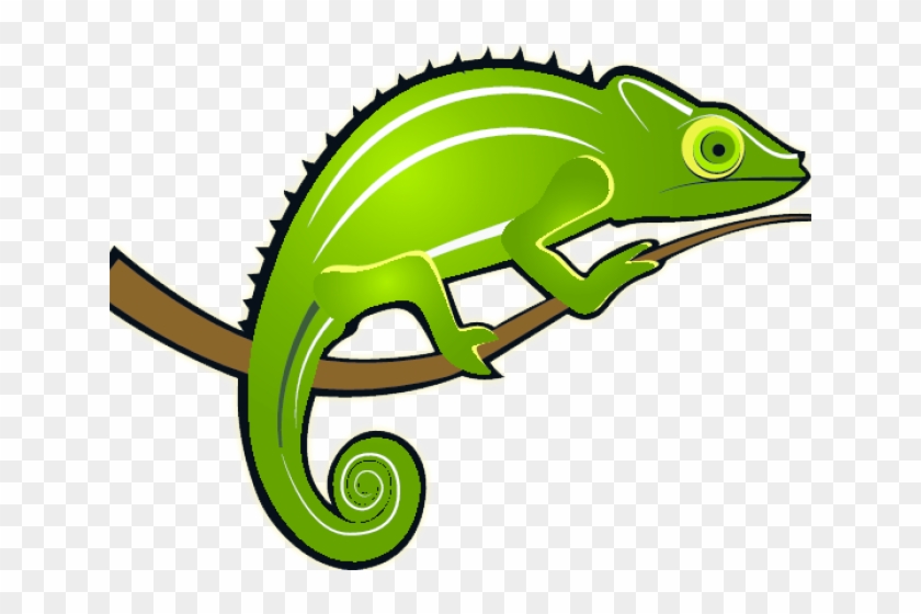 Lizard Clipart Hole - Caméléon Clipart #1468675
