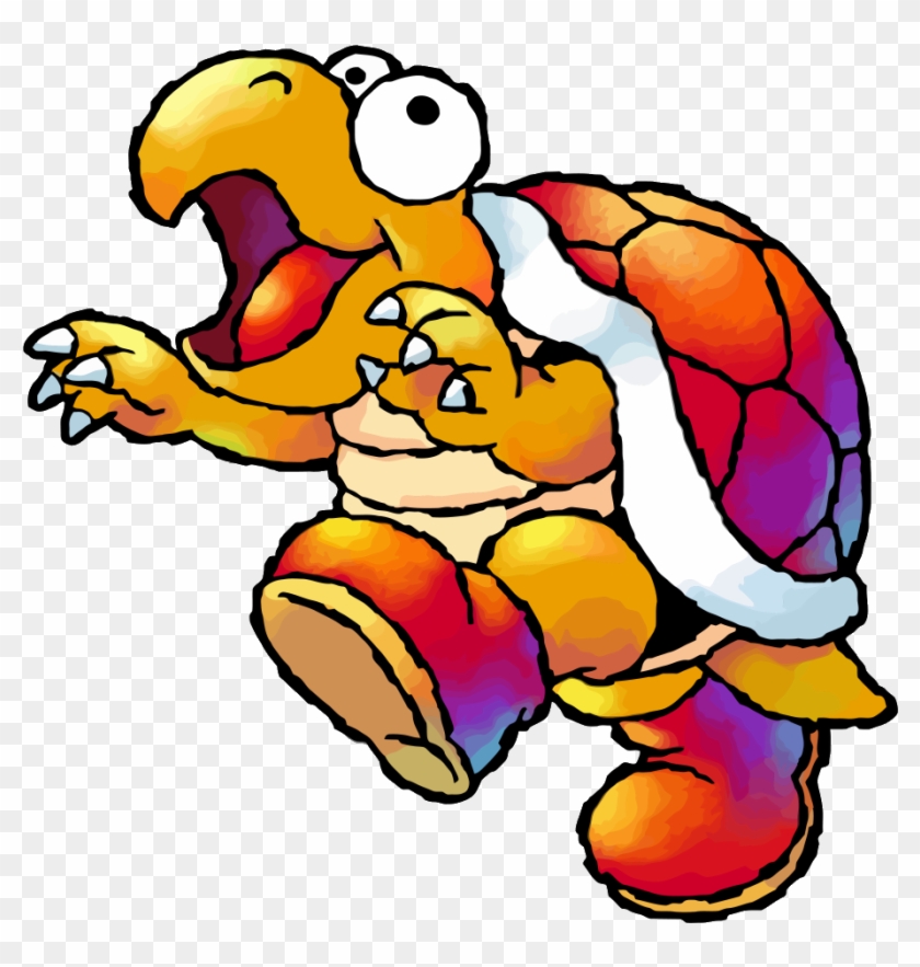 Yoshi Clipart Koopa Troopa - Mario Hookbill The Koopa #1468856