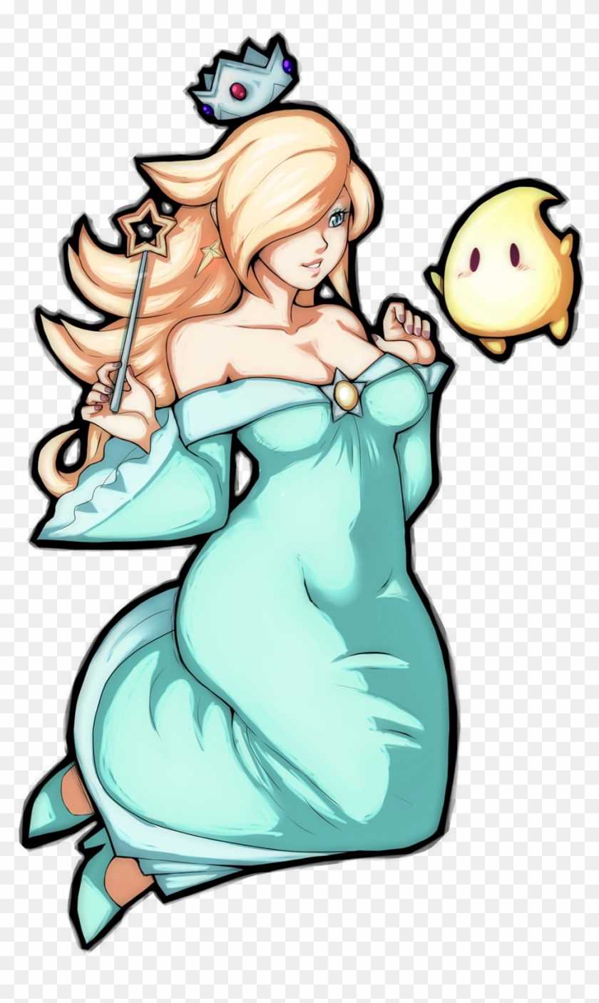 Rosalina & Luma, Super Mario Galaxy Artwork By Antiheld - Portable Network Graphics #1468872