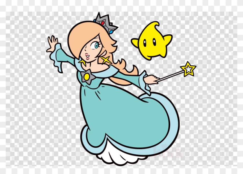 Rosalina Official Art Clipart Super Mario Galaxy 2 - Mario Party Star Rush Characters #1468892