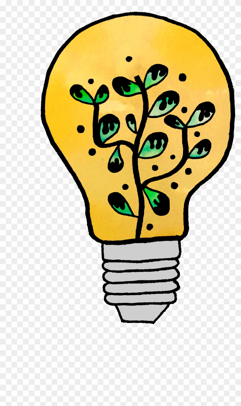 Hippie Plant Lightbulb - Art #1468898