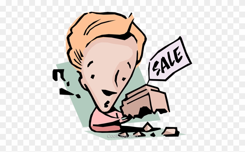 Inspecting The Merchandise Royalty Free Vector Clip - Inspecting The Merchandise Royalty Free Vector Clip #1468928