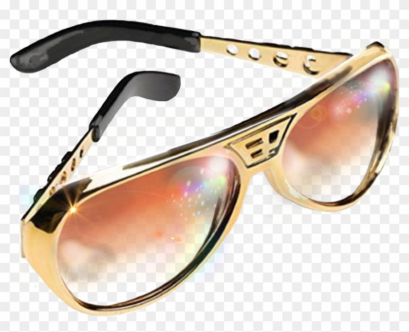 Elvis Sunglasses Glasses King Lord Jesus Roc - Sunglasses #1468999