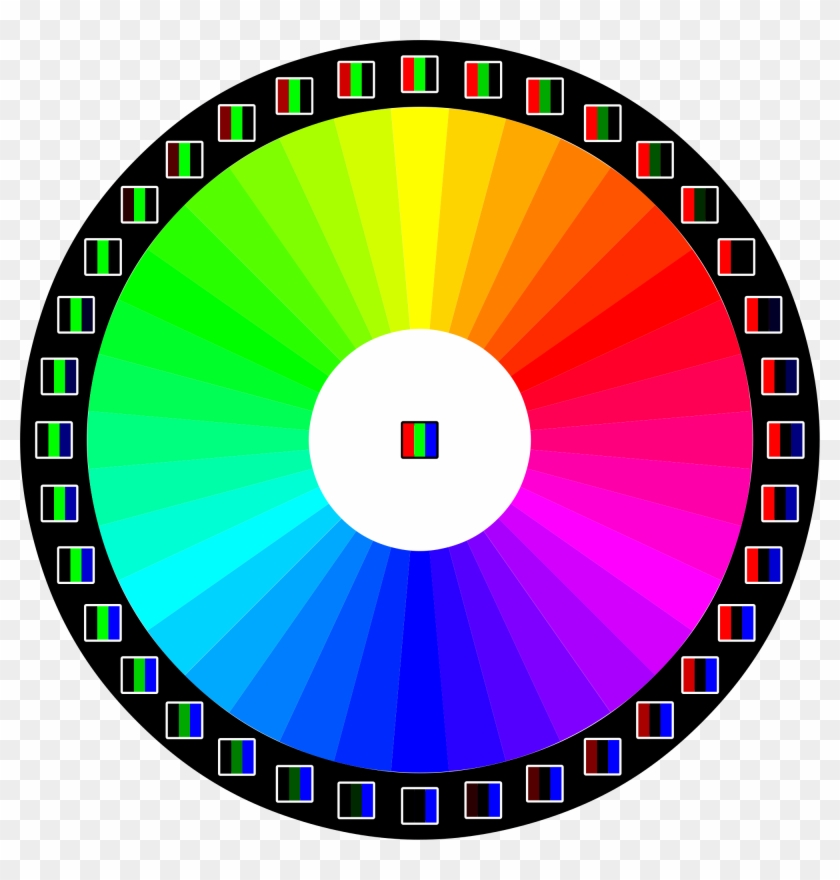 Clip Art Open With Transparent Background - 10 Bit Color Wheel #1469009