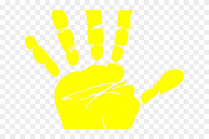 Handprint Clipart Childhood Cancer - Hand Waving Goodbye Animation #1469053