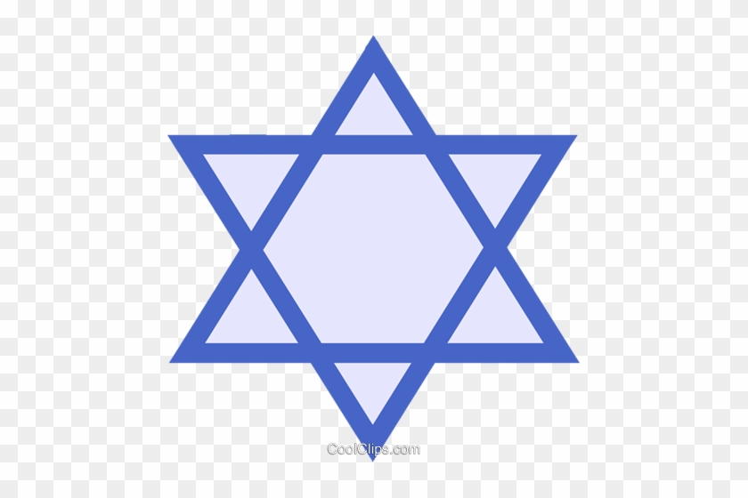 Judaism Star Of David Royalty Free Vector Clip Art - Star Of David #1469170