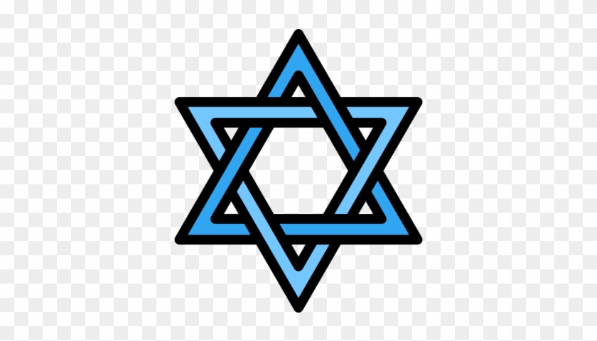 Israel, Religion, Religious, Jewish, Shapes, Judaism, - Israel Star Logo #1469174