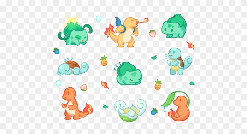 I Made Some Tile-sets With Some Adorable Starter Pokemon - Drawing #1469216