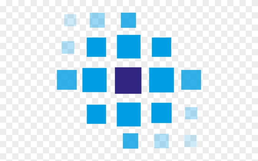 Image Royalty Free Stock Blue Pixilated Logo Transparent - Vector #1469229