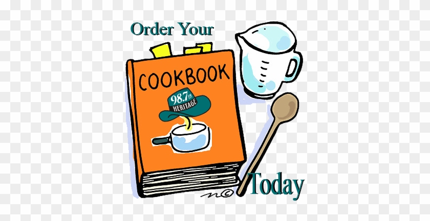 Order Your Vhr 10th Anniversary Cookbook Today - Cookbook Clipart Black And White #1469325