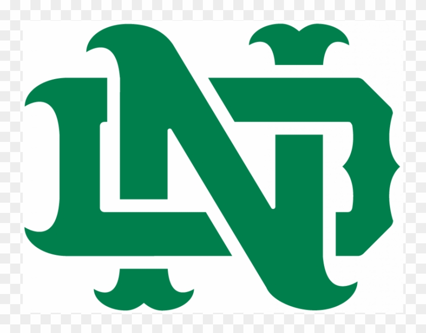 Notre Dame Fighting Irish Iron Ons - Green Notre Dame Logo #1469342