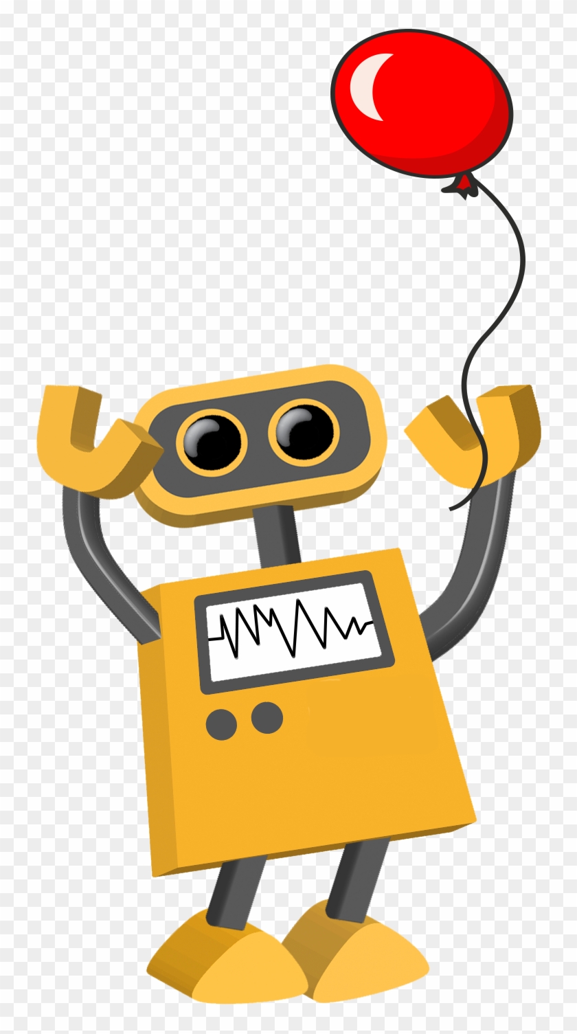 Balloon Bot - Transparent Background Robot Png Icon #1469377