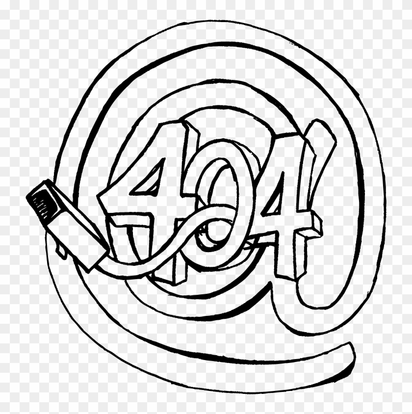 404 Not Found - Line Art #1469443